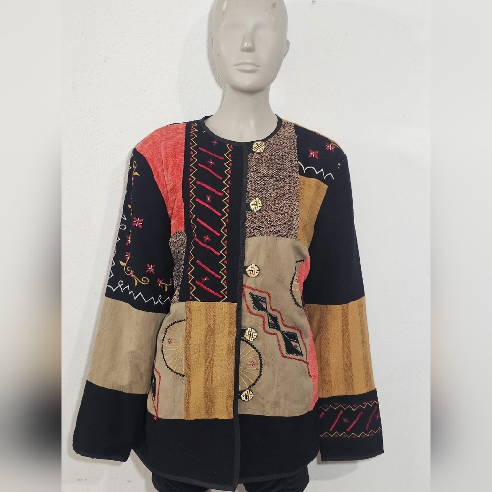 Colorful Patchwork Jacket - Picture 5 of 10